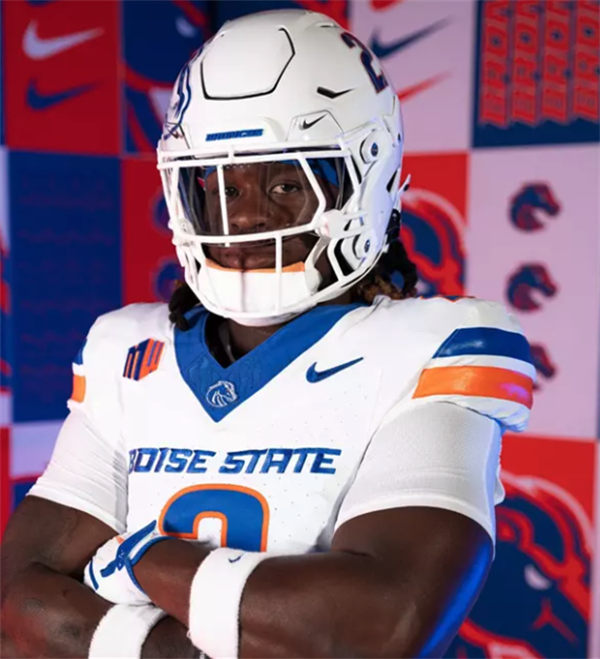 Mens Youth Boise State Broncos Custom Nike 2024 White College Football Game Jersey