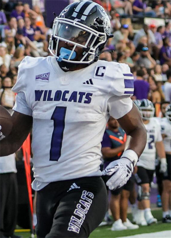 Mens Youth Weber State Wildcats Custom 2024 White Wildcats Football Game Jersey