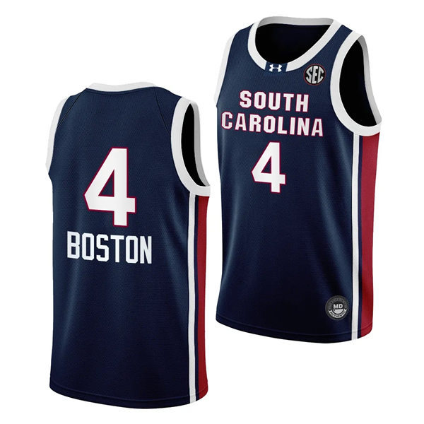 Unisex South Carolina Gamecocks #4 Aliyah Boston 2023-24 Black Away Women's Basketball Jersey