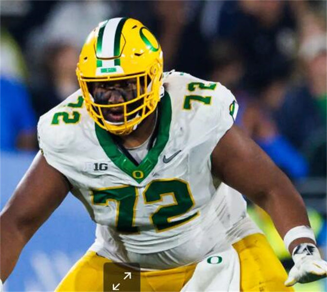 Mens Oregon Ducks #72 Iapani Laloulu F.U.S.E.Limmited 2024 White MIGHTY OREGON Football Game Jersey