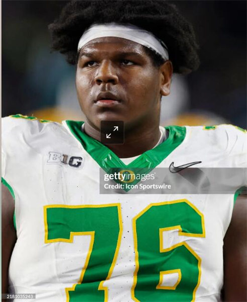 Mens Oregon Ducks #76 Josh Conerly Jr. F.U.S.E.Limmited 2024 White MIGHTY OREGON Football Game Jersey