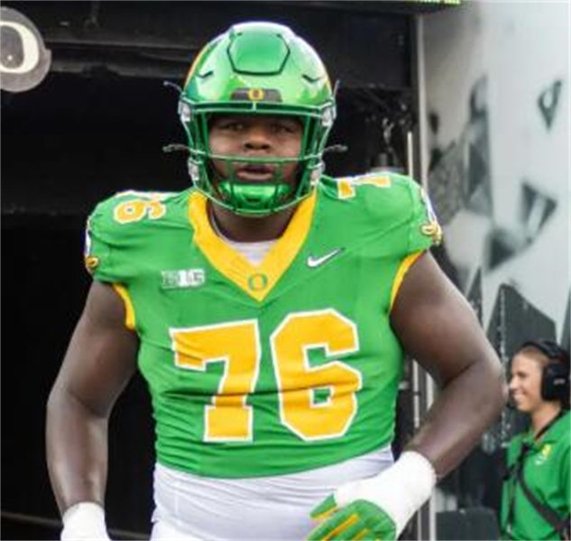 Mens Oregon Ducks #76 Josh Conerly Jr. F.U.S.E. Limmited 2024 GANG GREEN Retro Football Game Jersey