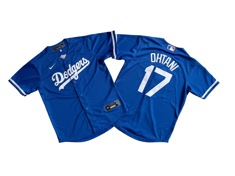 Youth Los Angeles Dodgers #17 Shohei Ohtani Royal Jersey