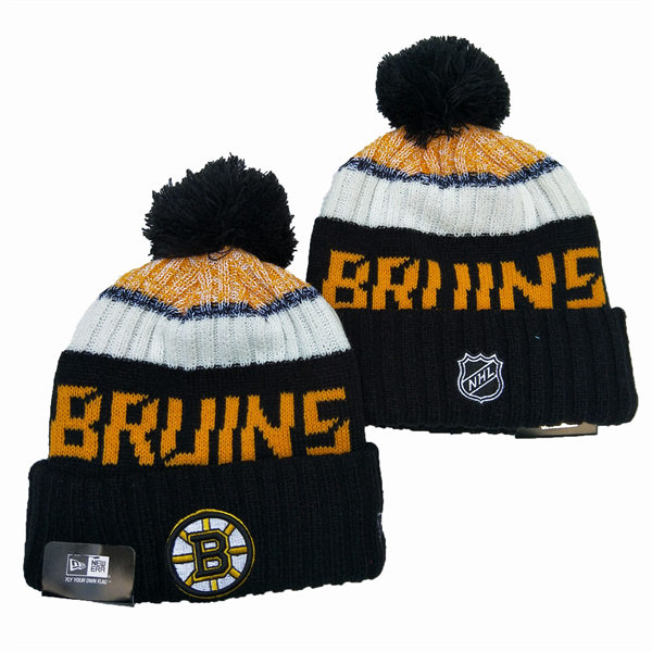 Boston Bruins Cuffed Pom Knit Hat 550218