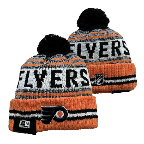 Philadelphia Flyers Cuffed Pom Knit Hat 550111