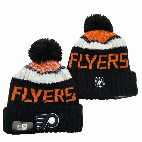Philadelphia Flyers Cuffed Pom Knit Hat 550108