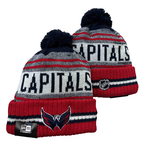 Washington Capitals Cuffed Pom Knit Hat 551512