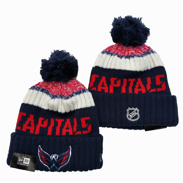 Washington Capitals Cuffed Pom Knit Hat 551509
