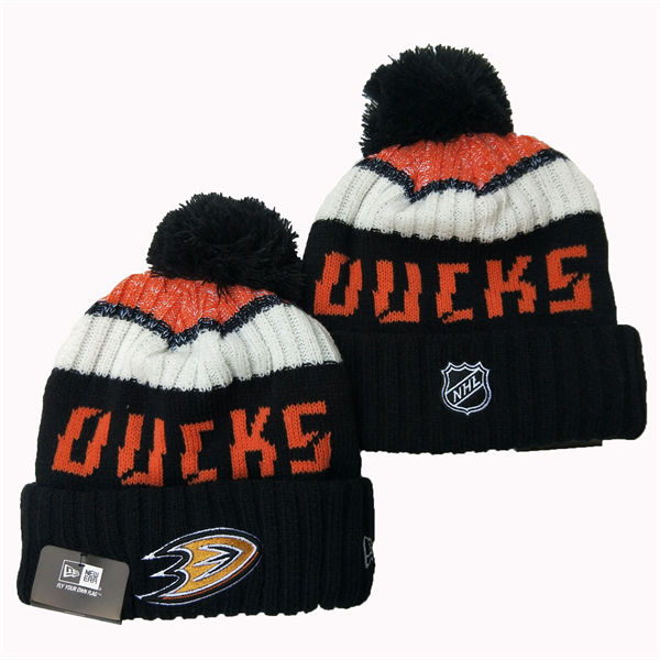 Anaheim Ducks Cuffed Pom Knit Hat 551303