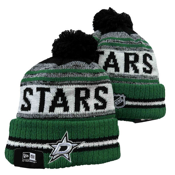 Dallas Stars Cuffed Pom Knit Hat 552405