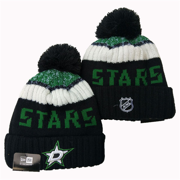 Dallas Stars Cuffed Pom Knit Hat 552402