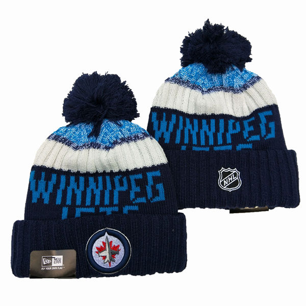 Winnipeg Jets Cuffed Pom Knit Hat 552601