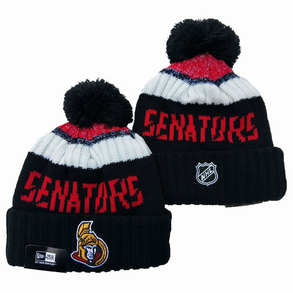 Ottawa Senators Cuffed Pom Knit Hat 553101