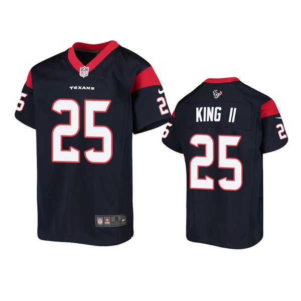 Youth Houston Texans #25 Desmond King II Nike Navy Limited Jersey