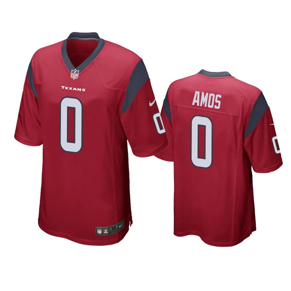 Men's Houston Texans #0 Adrian Amos Nike Red Alternate Vapor Limited Player Jersey
