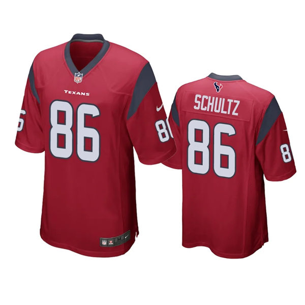 Men's Houston Texans #86 Dalton Schultz Nike Red Alternate Vapor Limited Player Jersey