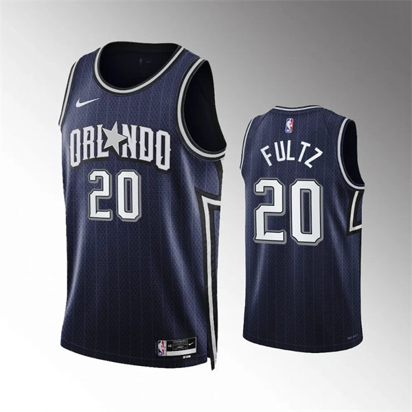 Men's Orlando Magic #20 Markelle Fultz 2023-24 City Edition Swingman Jersey Navyp