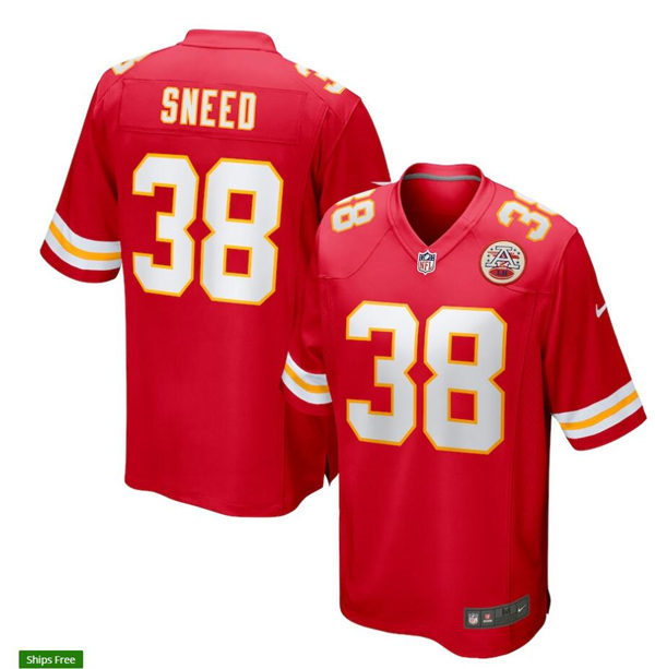 Youth Kansas City Chiefs #38 L'Jarius Sneed Nike Red Limited Jersey