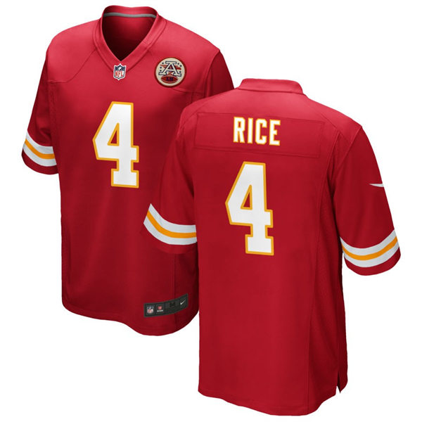 Youth Kansas City Chiefs #4 Rashee Rice Nike Red Limited Jersey