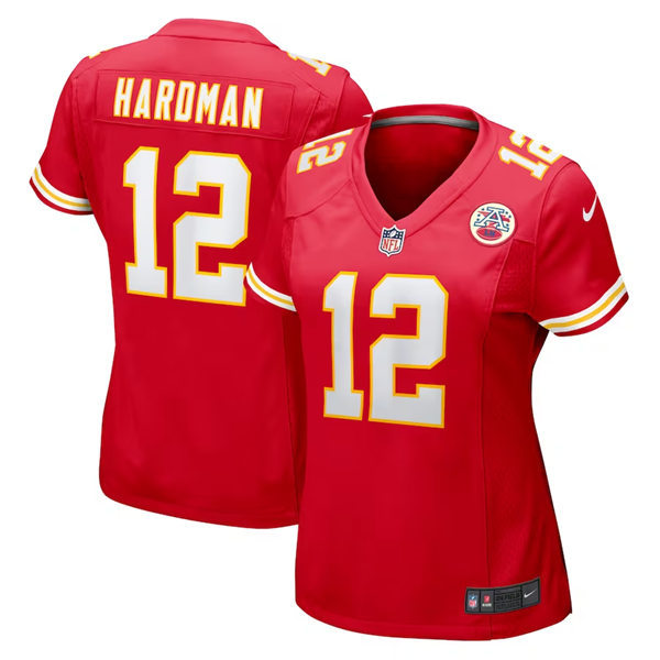 Womens Kansas City Chiefs #12 Mecole Hardman Nike Red Limited Jersey