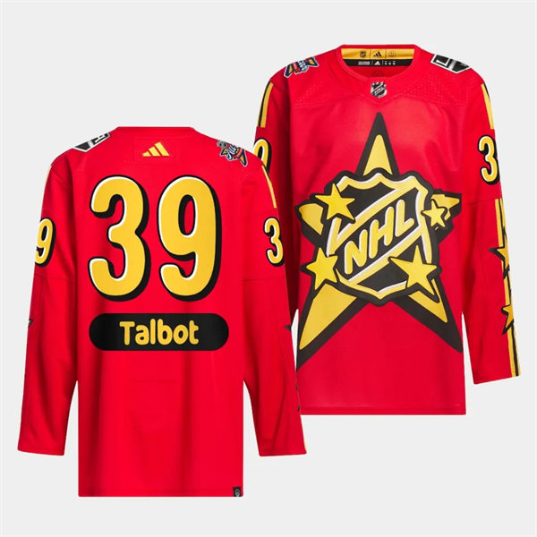 Mens Los Angeles Kings #39 Cam Talbot Red 2024 NHL All-Star Game Jersey