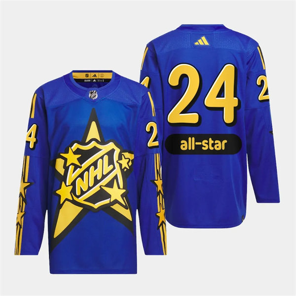 Mens Youth Custom 2024 NHL All-Star Game Blue drew house Jersey