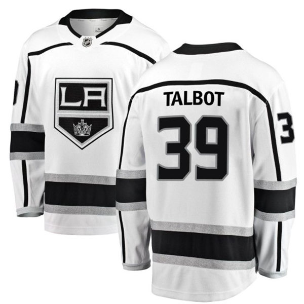 Mens Los Angeles Kings #39 Cam Talbot  Adidas White Away Player Jersey