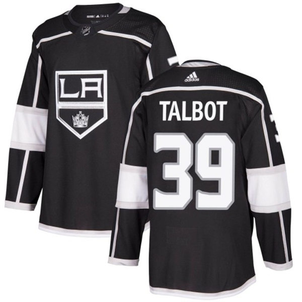 Mens Los Angeles Kings #39 Cam Talbot Adidas Black Home Player Jersey