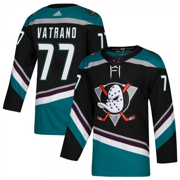 Mens Anaheim Ducks #77 Frank Vatrano Purple 1993 Team Classics Jersey