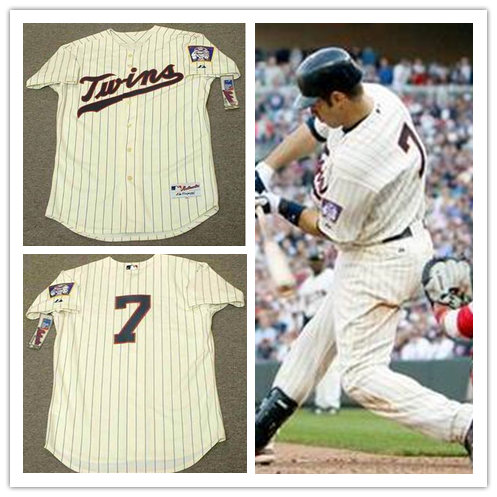 JOE MAUER Minnesota Twins 2012 Majestic Authentic Home Baseball Jersey -32