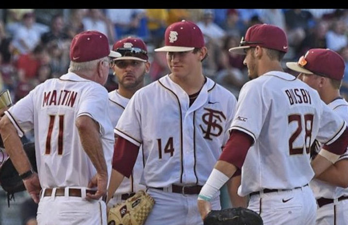 Mens Youth Florida State Seminoles Custom Nike White FS Baseball Jersey