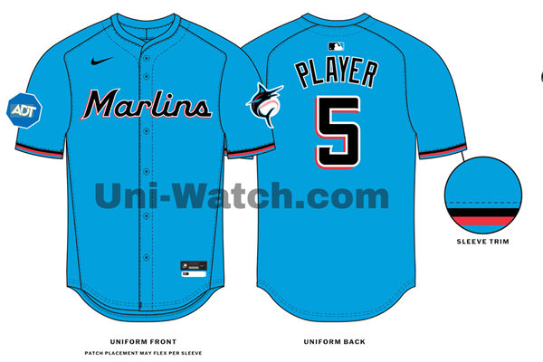 Men's Youth Miami Marlins Custom Nike 2024 Blue Alternate Limited Jersey