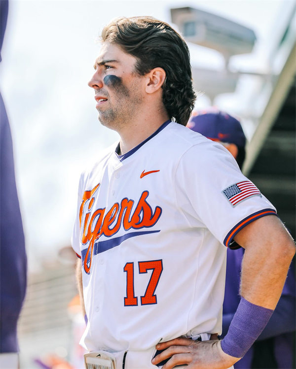 Men's Youth Clemson Tigers Custom Nike 2024 White Baseball Game Jersey