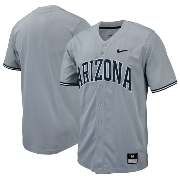 Mens Youth Womens Arizona Wildcats Custom 2025 XII Gray Baseball Game Jersey