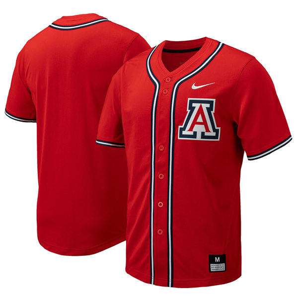 Mens Youth Arizona Wildcats Custom 2024 Red Baseball Game Jersey (1)