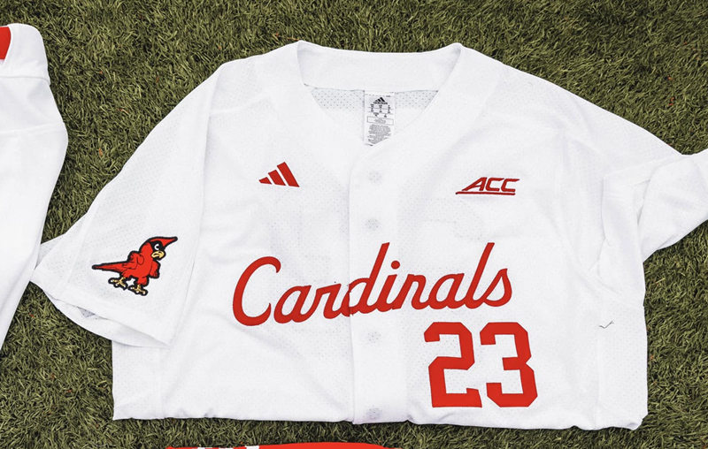 Mens Youth Louisville Cardinals Custom 2024 White College Baseball Game Jersey