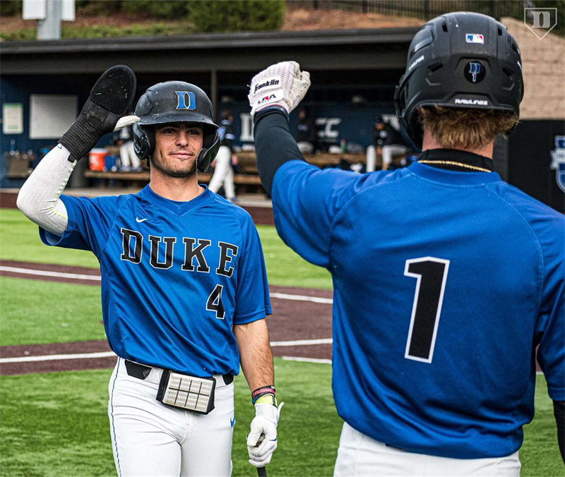 Mens Youth Duke Blue Devils Custom 2022 Royal Black Pullover Baseball Game Jersey