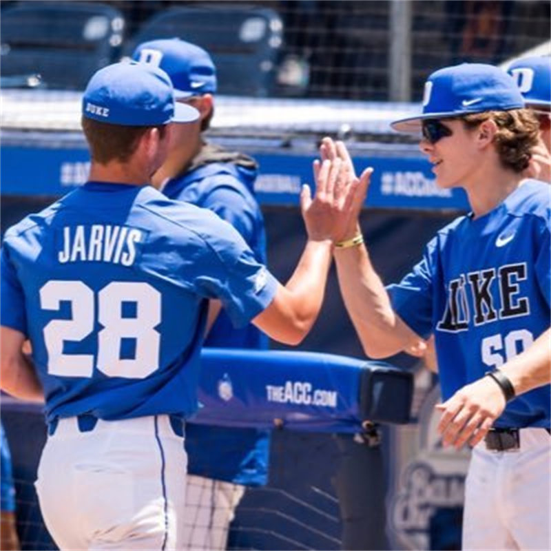 Mens Youth Duke Blue Devils Custom 2020 Roayl College Baseball Jersey