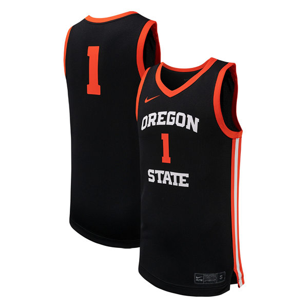 Mens Youth Oregon State Beavers Custom Nike Black Basketball Limited Jersey