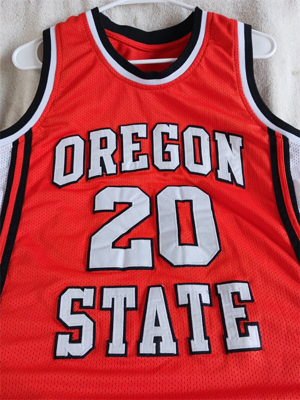 Mens Youth Oregon State Beavers Custom Orange Retro Basketball Jersey