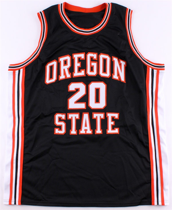 Mens Youth Oregon State Beavers Custom Black Retro Basketball Jersey