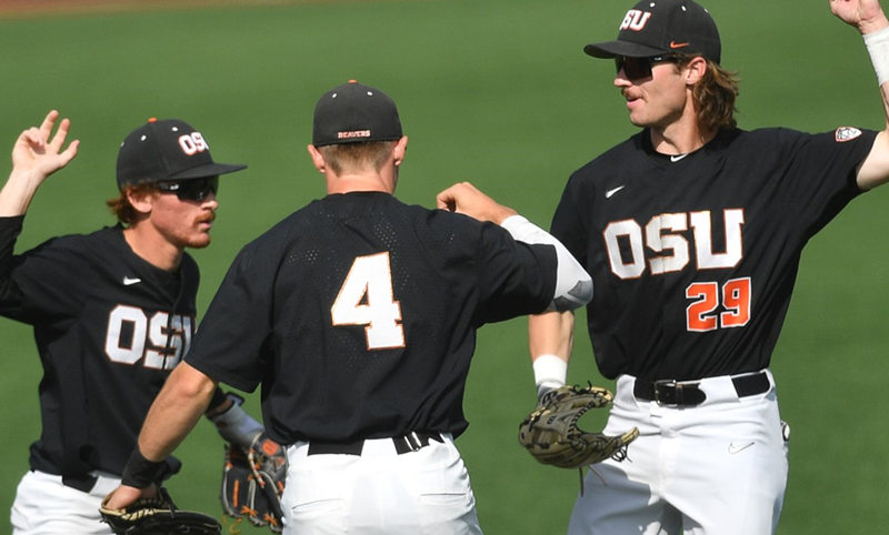 Mens Youth Oregon State Beavers Custom 2023 Black OSU Baseball Game Jersey