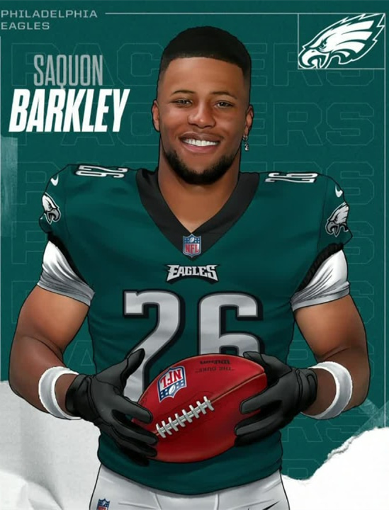 Mens Philadelphia Eagles #26 Saquon Barkley Nike Midnight Green Vapor Limited Jersey