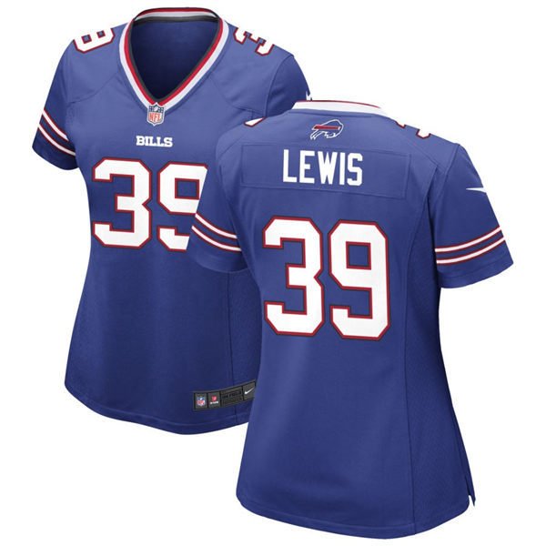 Women's Buffalo Bills #39 Cam Lewis Nike Royal Team Color Limited Player Jersey
