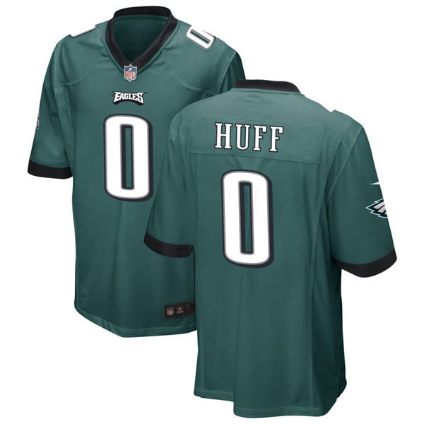 Youth Philadelphia Eagles #0 Bryce Huff Nike Midnight Green Limited Player Jersey