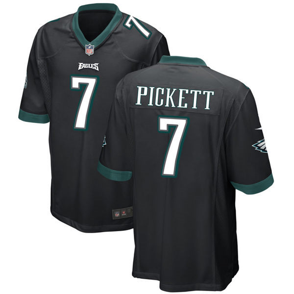 Youth Philadelphia Eagles #7 Kenny Pickett Nike Black Limited Jersey