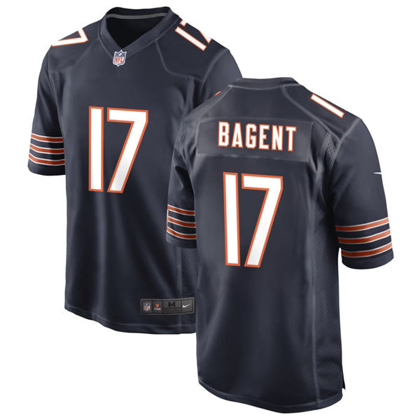 Mens Chicago Bears #17 Tyson Bagent Nike Navy Vapor Untouchable Limited Jersey
