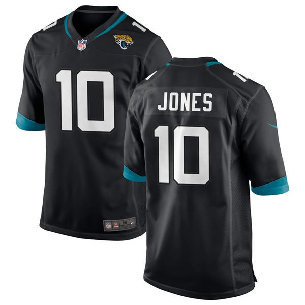Mens Jacksonville Jaguars #10 Mac Jones Nike Black Vapor Untouchable Limited Jersey