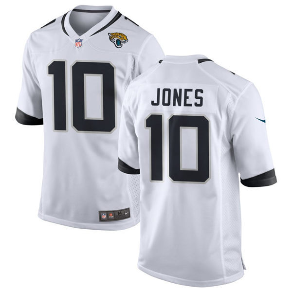 Mens Jacksonville Jaguars #10 Mac Jones Nike White Vapor Untouchable Limited Jersey