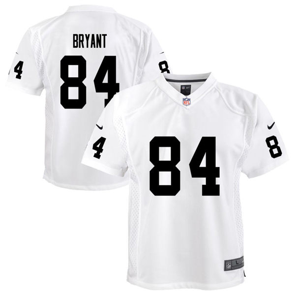 Youth Las Vegas Raiders #84 Harrison Bryant Nike White Limited Jersey